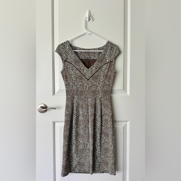 NWT Tory Burch Carter Dress-Teal Jardin - Picture 16 of 16